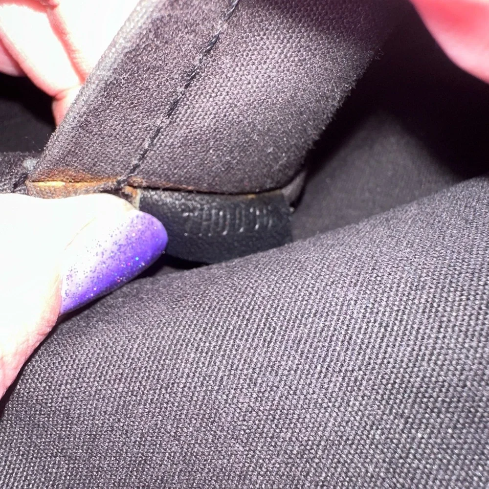 Authentic Louis Vuitton Mini Lin Mary Kate Black Monogram Canvas Denim Tote - Picture 15 of 16